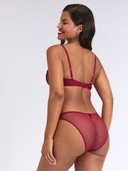 Boux Avenue Red Amelie Embroidered Briefs - Image 2 of 4