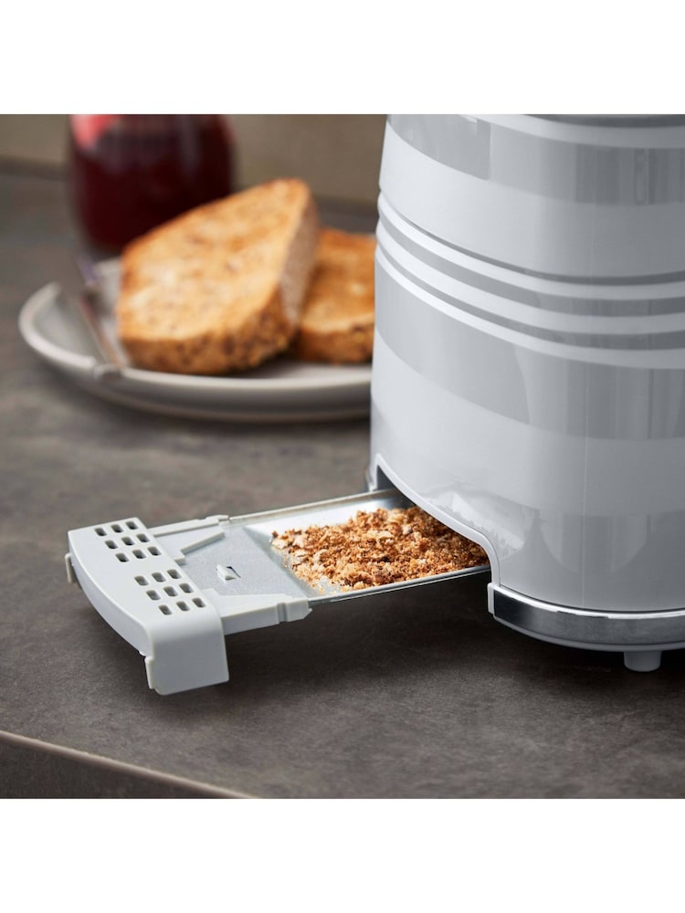 Swan Grey Symphony 2 Slice Toaster - Image 6 of 6