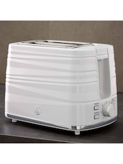 Swan White Symphony 2 Slice Toaster - Image 7 of 7