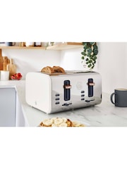 Swan White Nordic 4 Slice Toaster - Image 1 of 10
