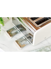 Swan White Nordic 4 Slice Toaster - Image 7 of 10