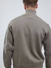 River Island Slim Fit Knit Zip Through Jacket - Imagen 3 de 4