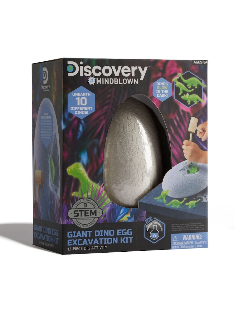 Discovery Mindblown Dinosaur Excavation Jumbo Egg Toys 13 Piece - Image 4 of 4