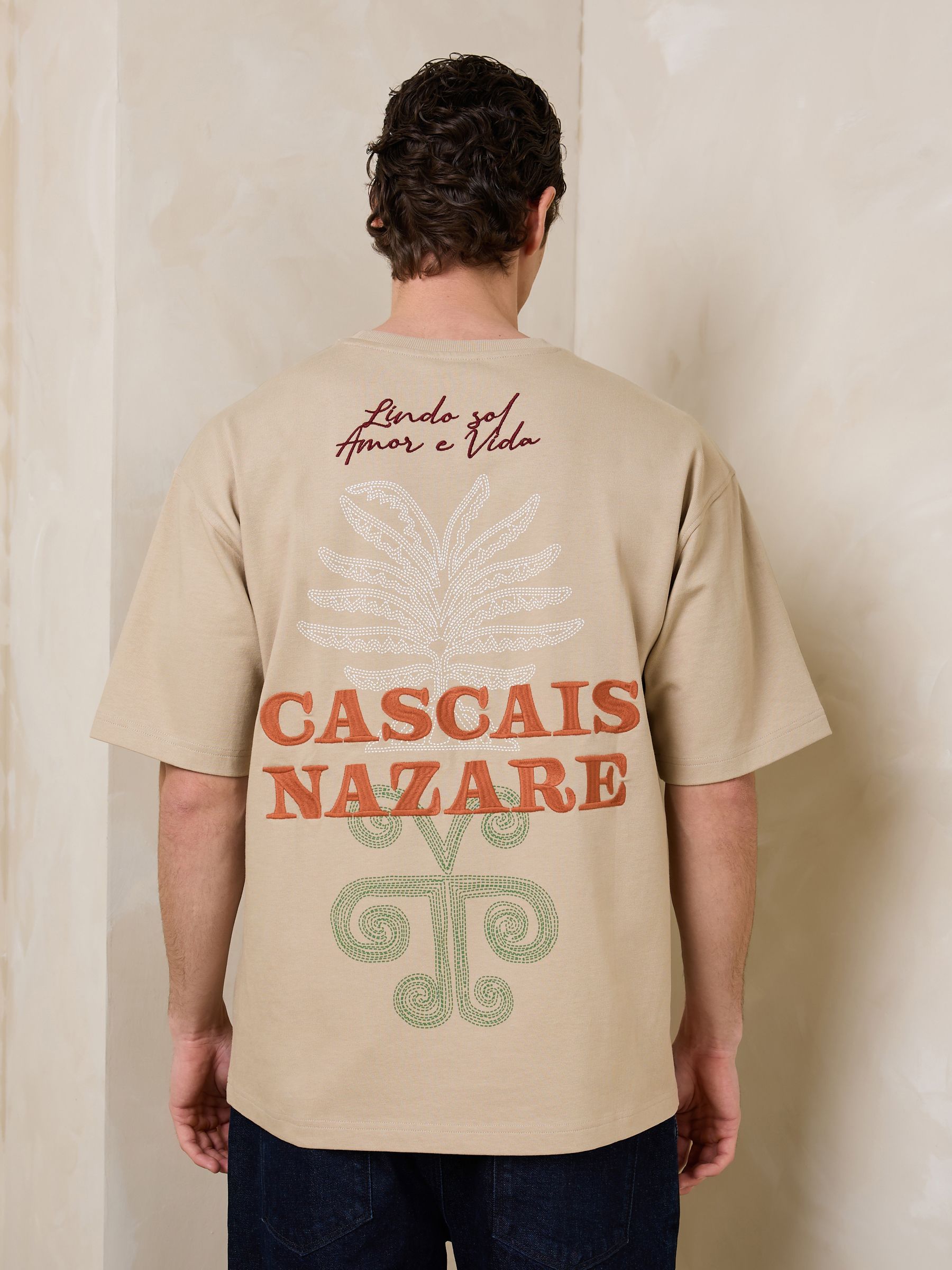 Buy Stone Cascais Graphic Relaxed Fit Graphic Print Heavy Weight T