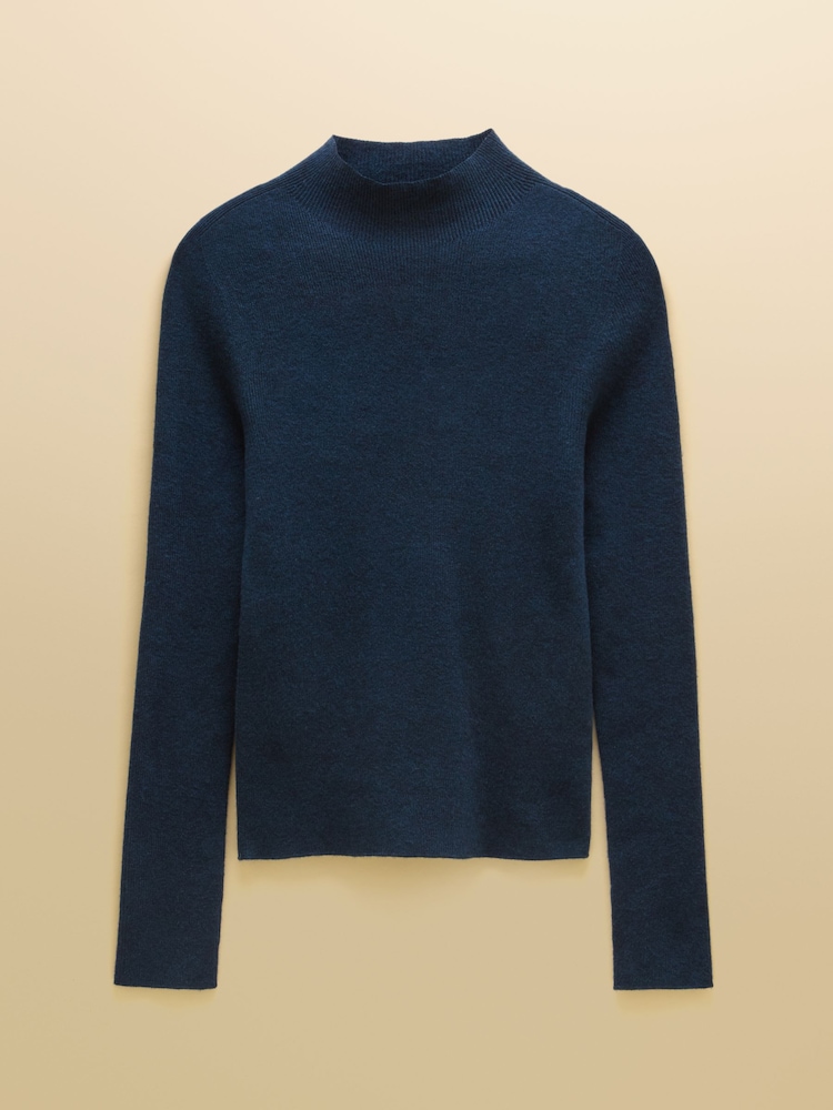 Joules Seamless Petrol Knitted Long Sleeve Slim Fit Top - Image 7 of 7 Joules Seamless Petrol Knitted Long Sleeve Slim Fit Top - Image 7 of 7