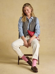 Braun - Joules Holly Strickweste mit Knopfleiste - Bild 4 von 7