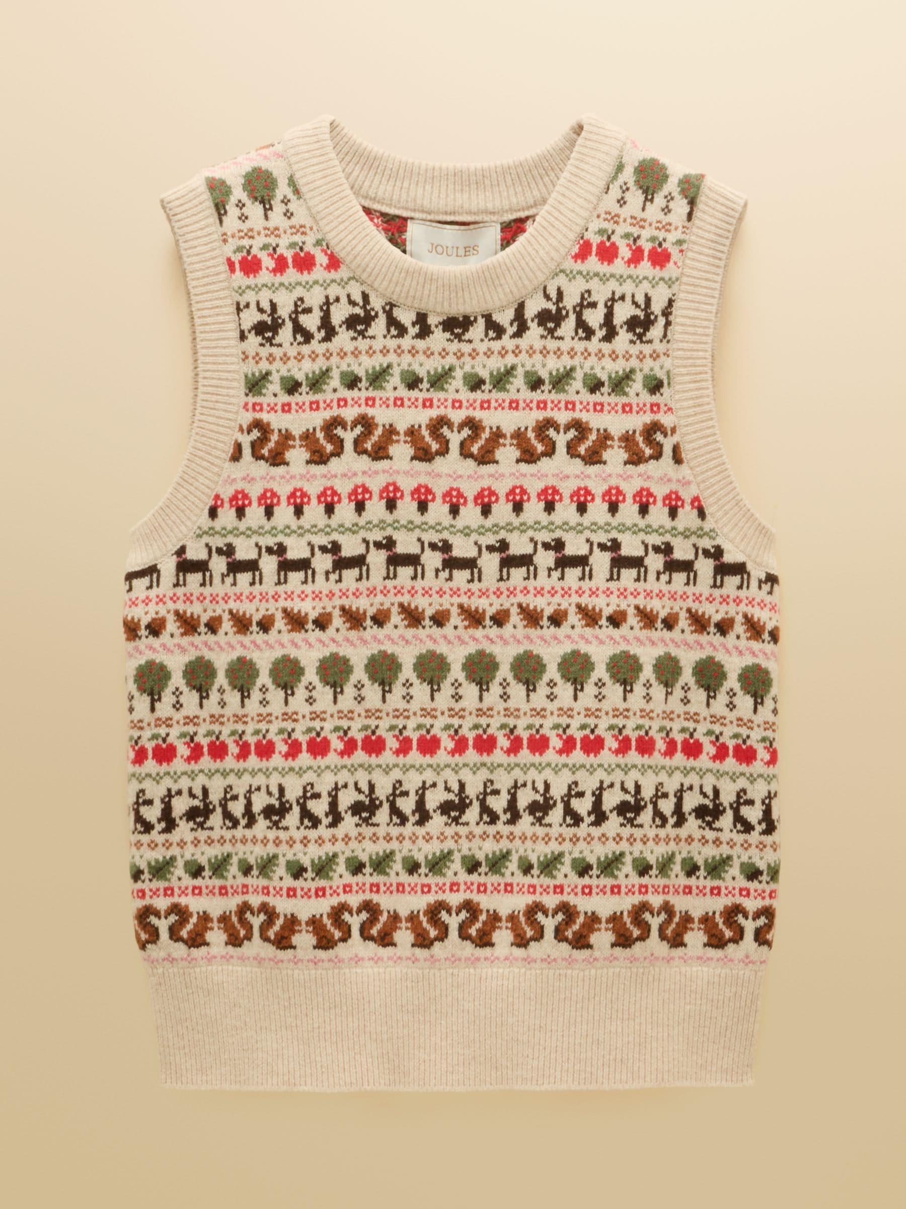 Buy Joules Orchard Cotton Blend Crew Neck Knitted Vest from Next USA