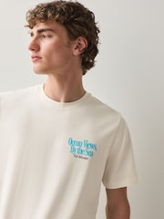 White Campervan Volkswagen Graphic T-Shirt - Image 5 of 9