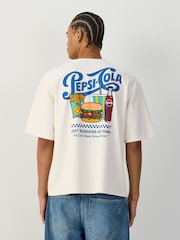 White Pepsi Graphic Boxy T-Shirt - Image 1 of 9