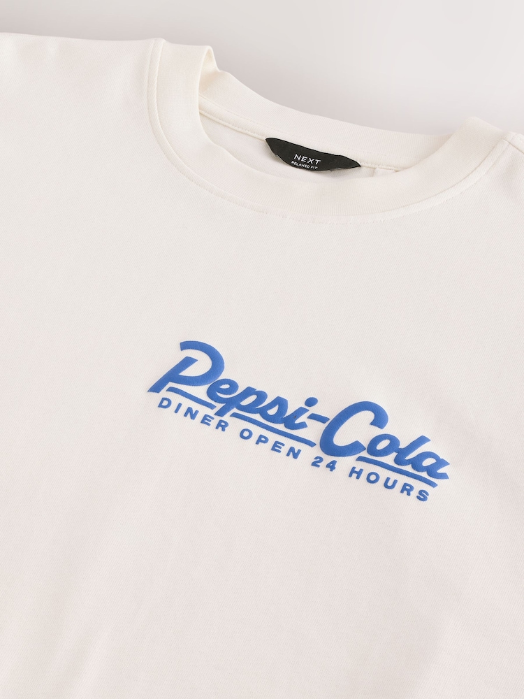 White Pepsi Graphic Boxy T-Shirt - Image 9 of 9