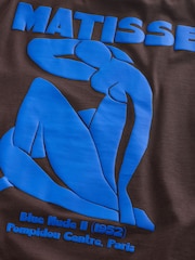 Brown Matisse Relaxed Fit Artist T-Shirt - Image 4 of 5