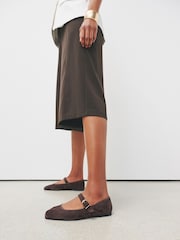 Marron chocolat - Chaussures Mary Jane en cuir N. Premium - Image 5 de 9