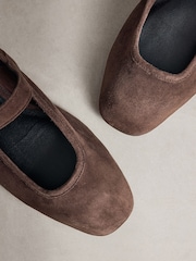 Marron chocolat - Chaussures Mary Jane en cuir N. Premium - Image 9 de 9
