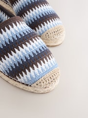 Blue Forever Comfort® High Cut Espadrille Flats - Image 4 of 10