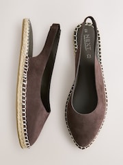 Schokoladenbraun - Forever Comfort® Point Toe Slingback Espadrilles - Bild 1 von 10