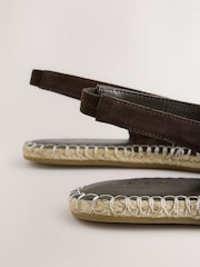 Schokoladenbraun - Forever Comfort® Point Toe Slingback Espadrilles - Bild 5 von 10