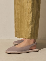 Neutral - Forever Comfort® Point Toe Slingback Espadrilles - Bild 1 von 10