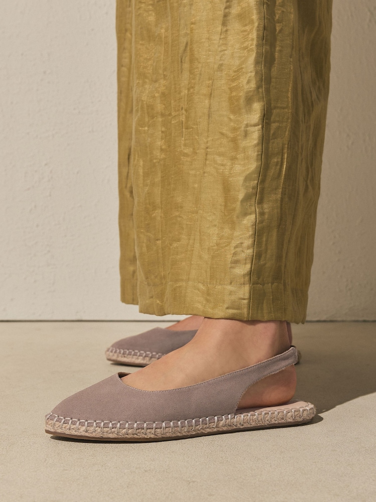 Neutral - Forever Comfort® Point Toe Slingback Espadrilles - Bild 1 von 10