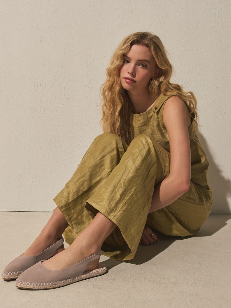 Neutral - Forever Comfort® Point Toe Slingback Espadrilles - Bild 2 von 10