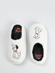 Vanilla Underground White Disney 101 Dalmatians Slippers - Image 3 of 6
