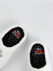 Vanilla Underground White Disney 101 Dalmatians Slippers - Image 4 of 6