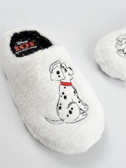 Vanilla Underground White Disney 101 Dalmatians Slippers - Image 5 of 6