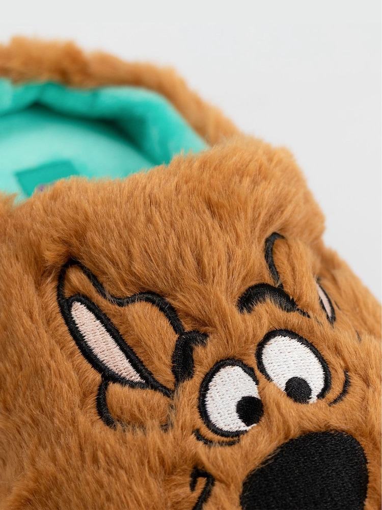 Vanilla Underground Brown Scooby Doo Character Face Slippers - Image 6 of 6 Vanilla Underground Brown Scooby Doo Character Face Slippers - Image 6 of 6