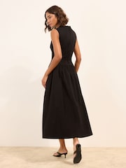 Friends Like These Black Sculpting Stretch Drop Waist Dress - Image 5 of 5