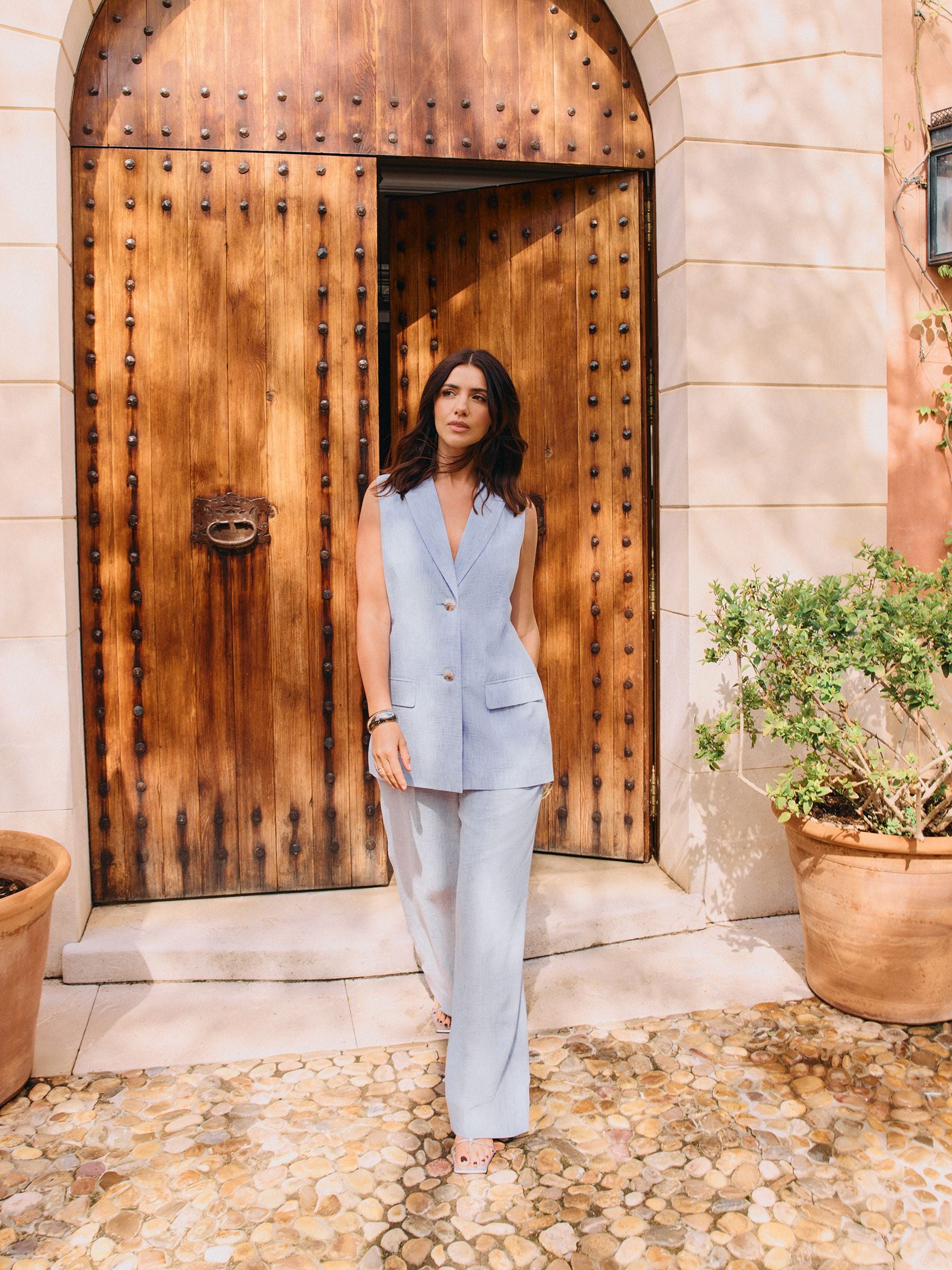 Buy Friends Like These x Lucy Mecklenburgh Blue Linen Look