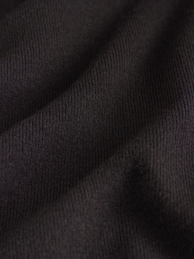 Brown Relaxed Fit Ultrasoft Smart Knitted Shirt - Image 8 of 8