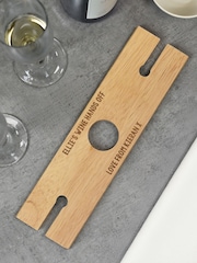 Personalised Wine Glass & Bottle Holder by PMC - Image 3 of 4