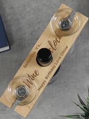 Personalised 'Wine O'clock' Glass & Bottle Holder by PMC - Image 3 of 4