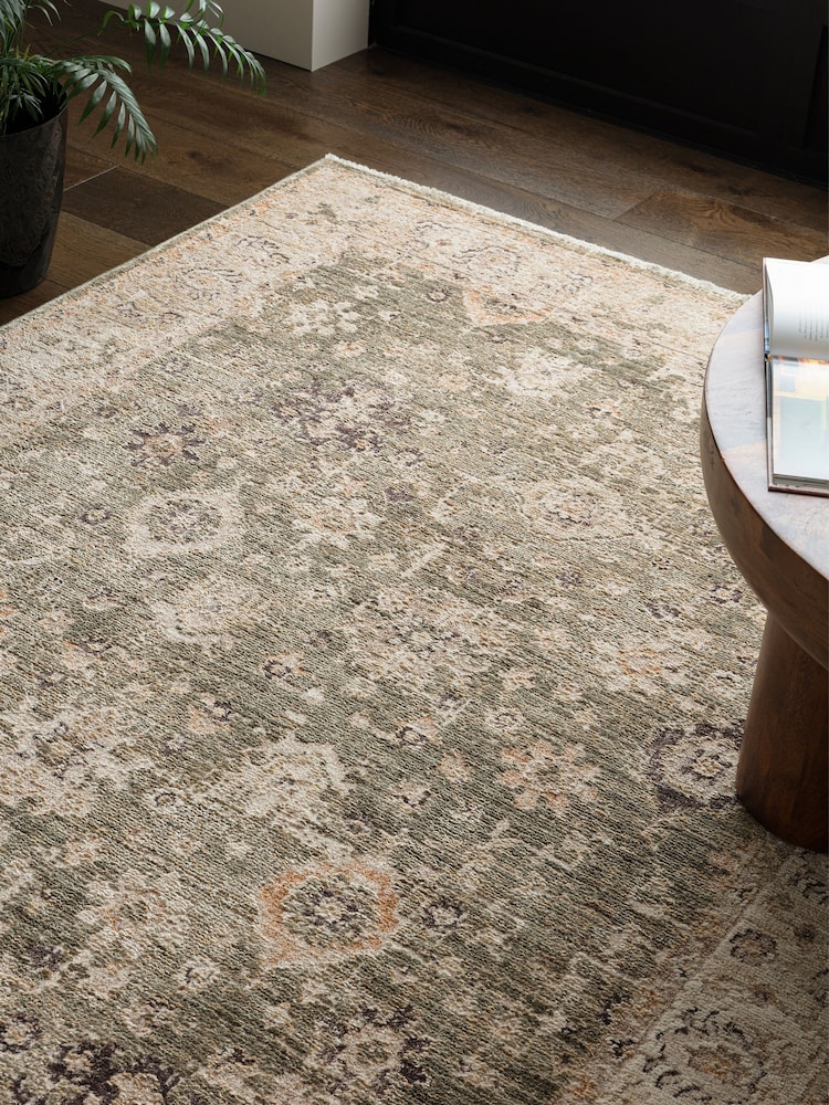 Asiatic Rugs Green Heriz Ornate Rug - Image 2 of 6 Asiatic Rugs Green Heriz Ornate Rug - Image 2 of 6