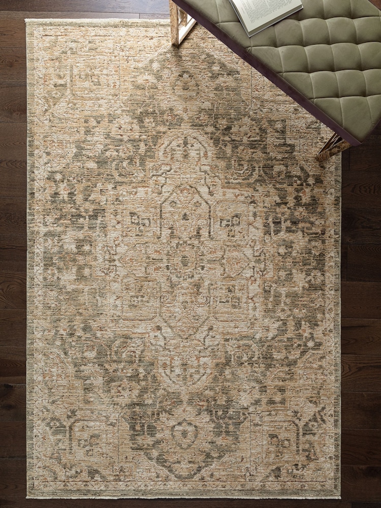 Asiatic Rugs Green Heriz Serapi Rug - Image 1 of 6