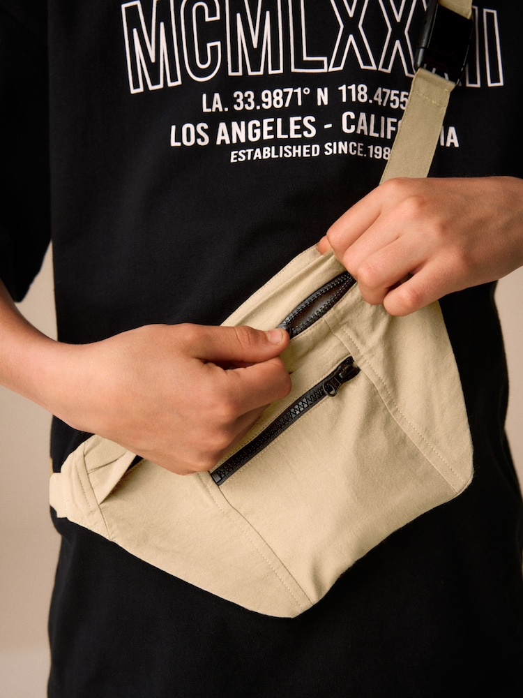 Black//Cement Bag Pocket Short Sleeve T-Shirt (3-16yrs) - Image 4 of 4
