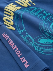 Blue Gaming Short Sleeve Graphic T-Shirt (3-16yrs) - Image 3 of 4