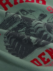 Monster Truck verde - Camiseta de corte estándar y manga corta con estampado gráfico (3-16 años) - Imagen 4 de 4