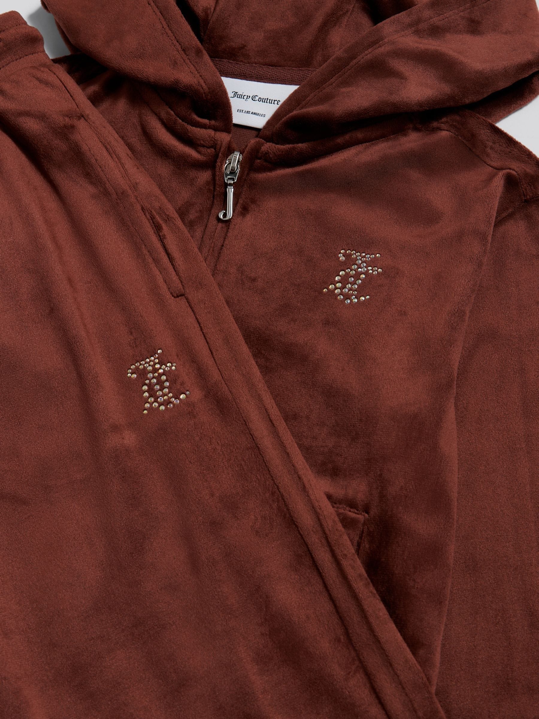 Buy Juicy Couture Brown Zip Through Hoodie and Relaxed Joggers Set