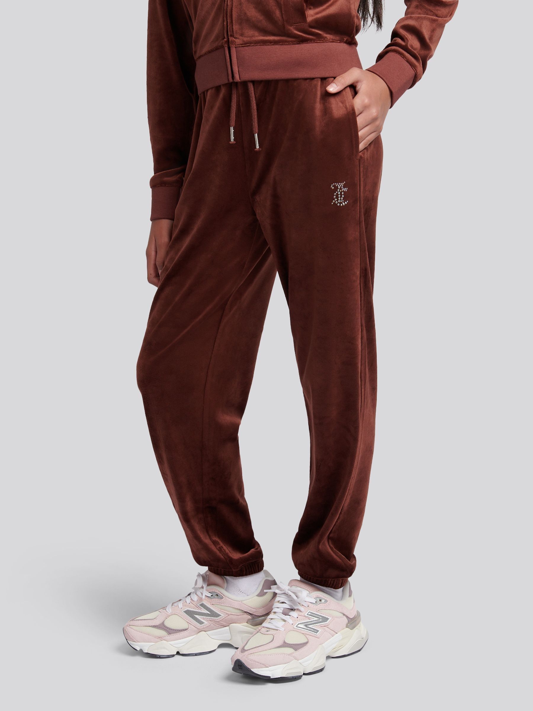 Buy Juicy Couture Brown Zip Through Hoodie and Relaxed Joggers Set