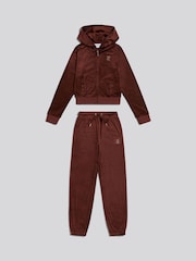 Juicy Couture Brown Zip Through Hoodie and Relaxed Joggers Set - Image 7 of 12