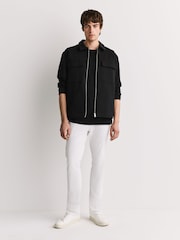 White Skinny Fit Stretch Chinos Trousers - Image 2 of 9