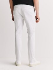 White Skinny Fit Stretch Chinos Trousers - Image 3 of 9