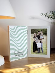 Personalised Wooden Hinged 6x4 Photo Frame by PMC - Image 2 of 4