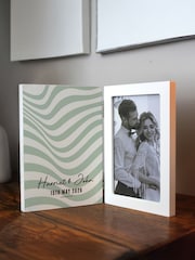 Personalised Wooden Hinged 6x4 Photo Frame by PMC - Image 3 of 4