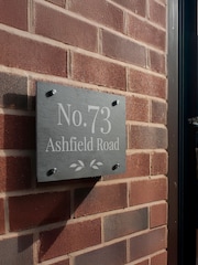 Personalised Leaf Slate House Sign by PMC - Image 3 of 3