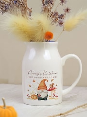 Personalised Autumn Gonk Flower Jug Vase by PMC - Image 1 of 3