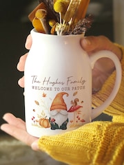 Personalised Autumn Gonk Flower Jug Vase by PMC - Image 3 of 3