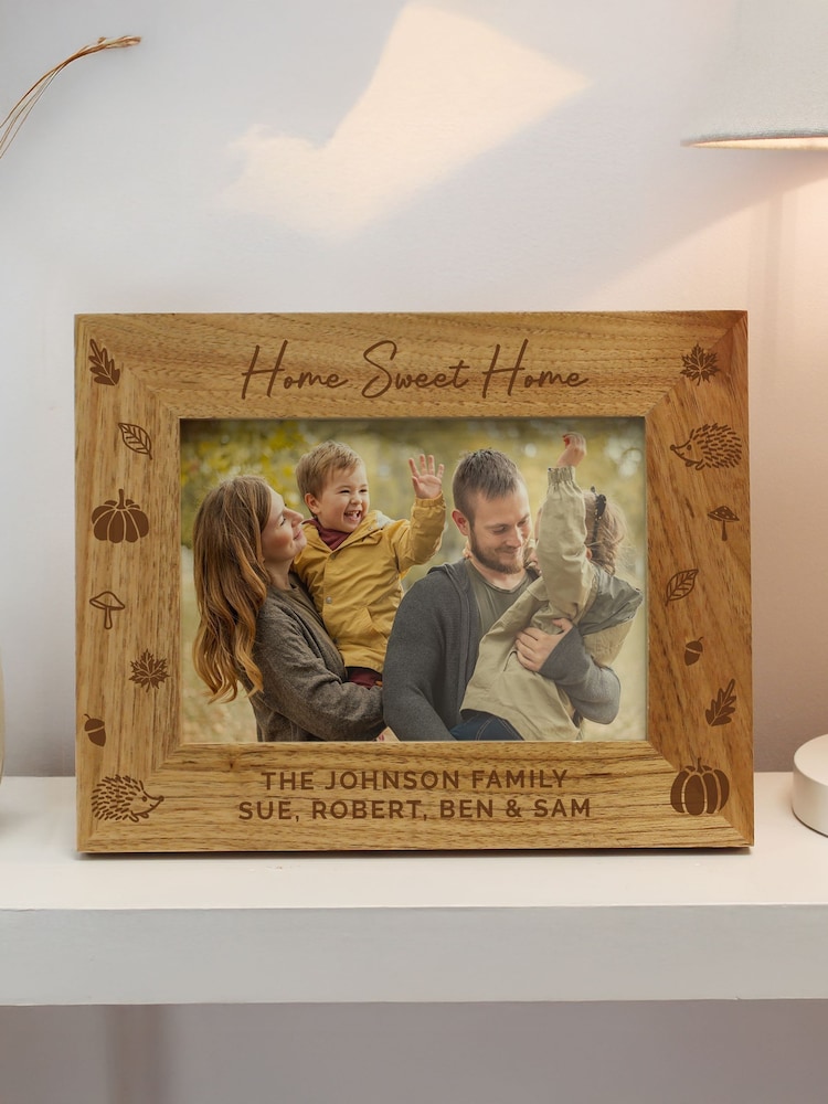 Personalised Autumn 6x4 Wooden Photo Frame by PMC - Image 3 of 3 Personalised Autumn 6x4 Wooden Photo Frame by PMC - Image 3 of 3