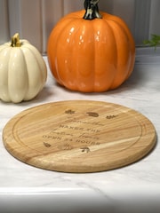 Personalised Autumn Wooden Chopping Board by PMC - Image 3 of 3