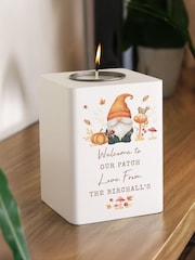 Personalised Autumn Gonk Tealight Holder by PMC - Image 1 of 3